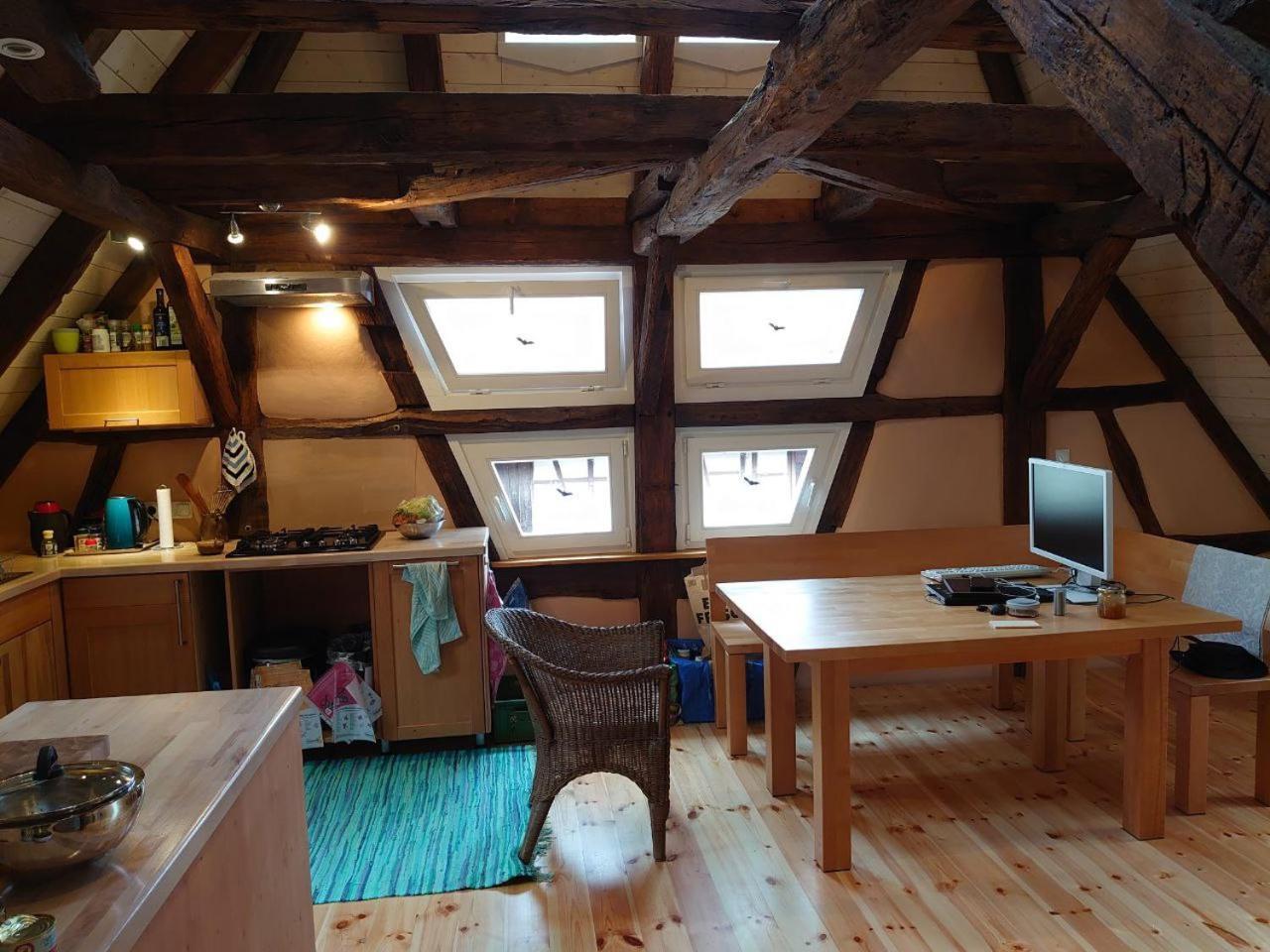 Gemuetliche Gaestezimmer In Einem Neu Sanierten Fachwerkhaus Sachsenheim Dış mekan fotoğraf